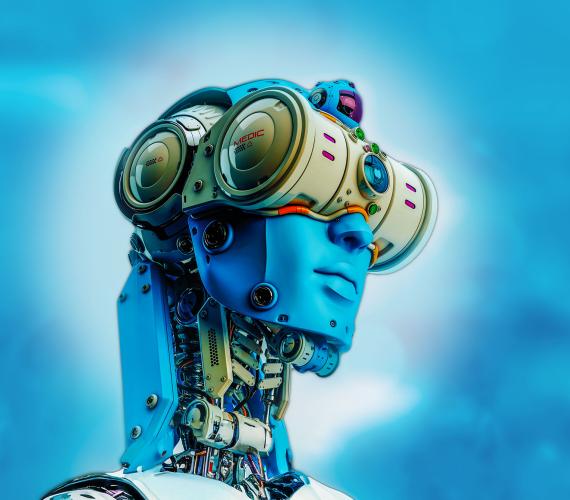 Robot op poster van LVO Congres 2024