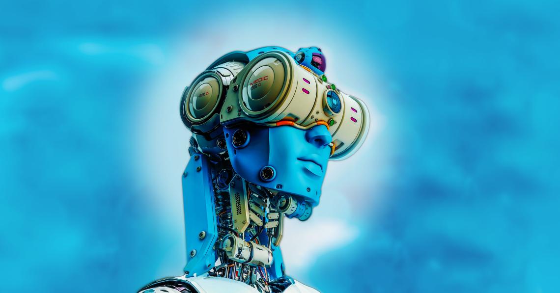 Robot op poster van LVO Congres 2024