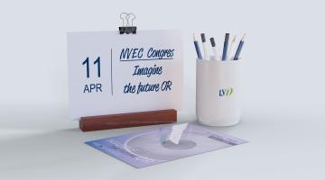 Aankondiging met een kalender of agenda voor het NVEC Congres 2023