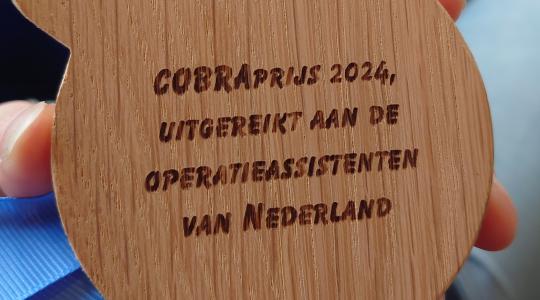 COBRAprijs 2024 voor operatieassistenten van Nederland